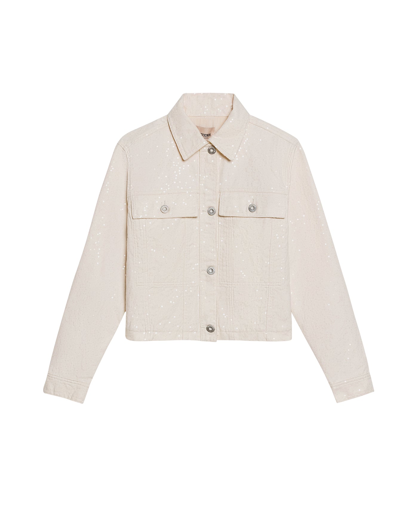 Womens Jacket Trucker Style Cotton–Tencel Denim Lightweight - Raw 63_721H005_CRU114302_3