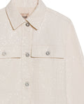 Womens Jacket Trucker Style Cotton–Tencel Denim Lightweight - Raw 63_721H005_CRU114302_8
