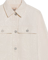 Womens Jacket Trucker Style Cotton–Tencel Denim Lightweight - Raw 63_721H005_CRU114302_8