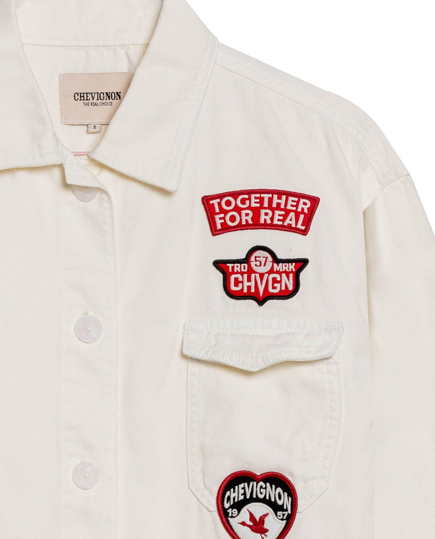 Womens Jacket Shacket Wide Silhouette Cotton Denim Lightweight - Raw 63_721H010_CRU114302_3