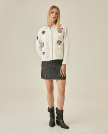 Womens Jacket Shacket Wide Silhouette Cotton Denim Lightweight - Raw 63_721H010_CRU114302_4