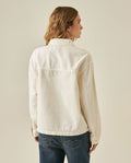 Womens Cotton Patch Detail Shirt Jacket - Raw 63_721H702_CRU135304_6