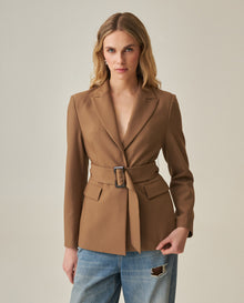 Women´s Belted Blazer - Khaki 63_722H000_CAQ150309_0