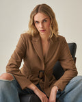Women´s Belted Blazer - Khaki 63_722H000_CAQ150309_3