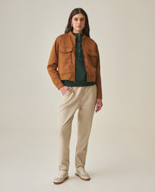 Women´s Bomber Jacket - Brown 63_722H002_CAF181024_3