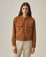 Women´s Bomber Jacket - Brown 63_722H002_CAF181024_5