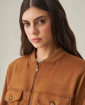Women´s Bomber Jacket - Brown 63_722H002_CAF181024_6