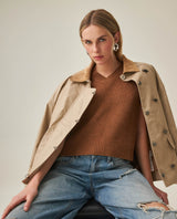 Women´s Trucker Jacket - Beige 63_722H004_BEI161102_3