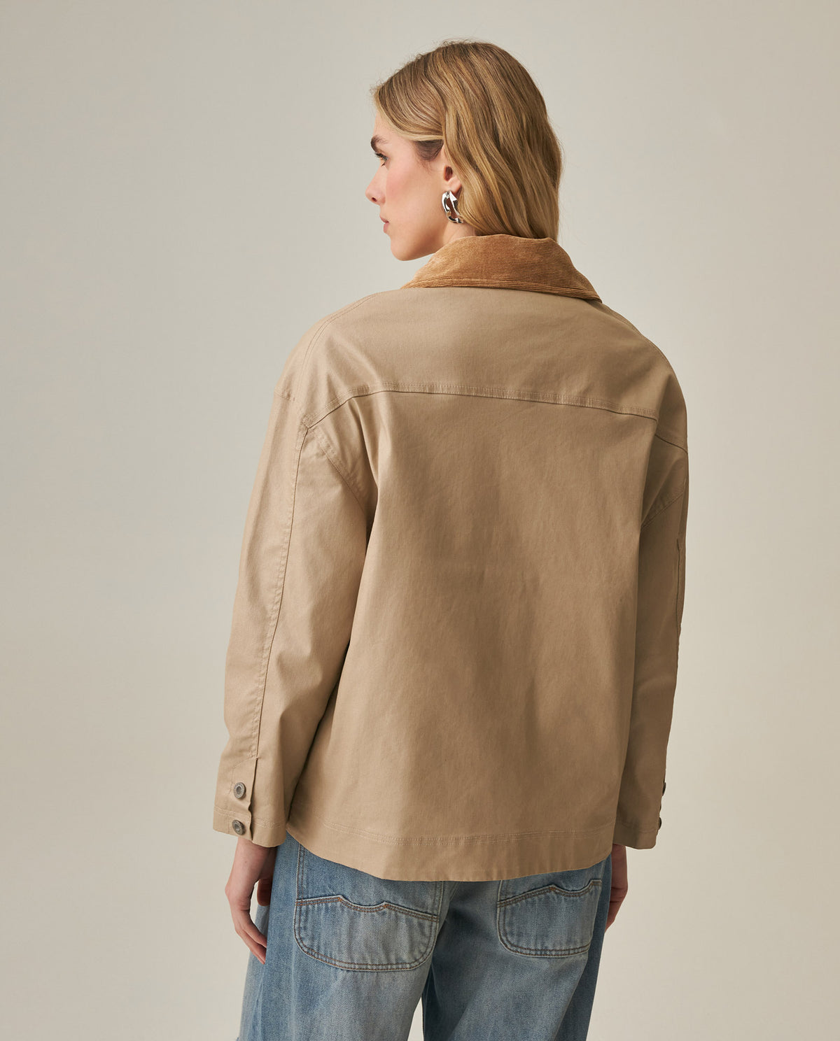 Women´s Trucker Jacket - Beige 63_722H004_BEI161102_7