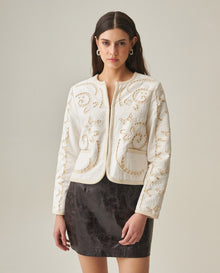 Women´s Cropped Jacket - Raw 63_722H006_CRU110103_0