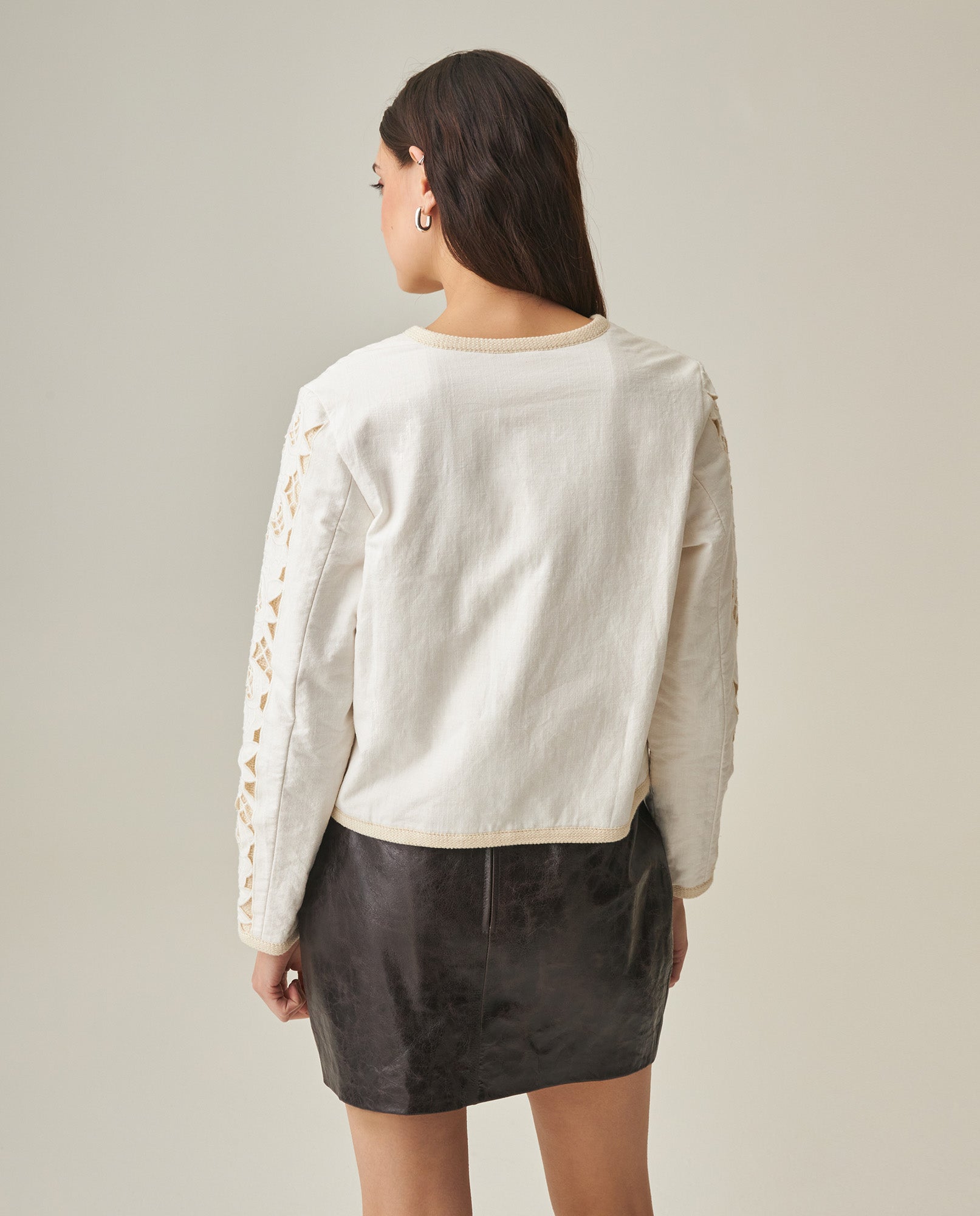 Women´s Cropped Jacket - Raw 63_722H006_CRU110103_6