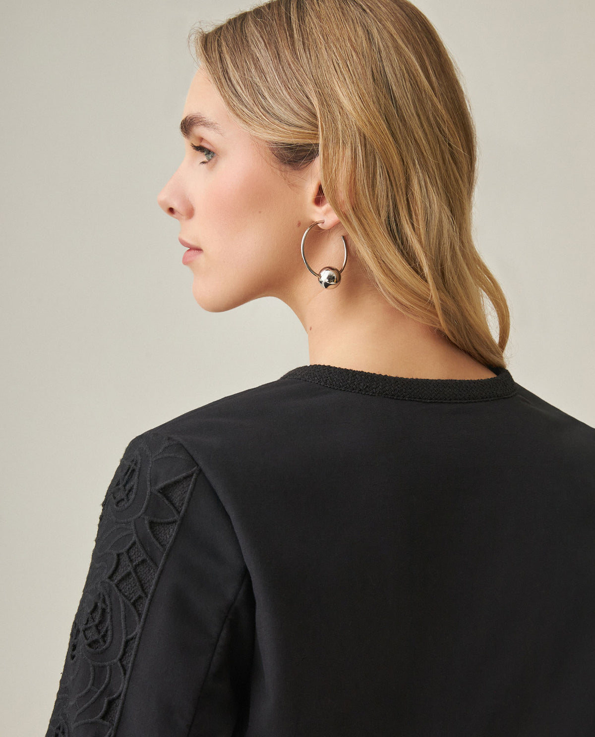 Women´s Cropped Jacket - Black 63_722H006_NEG194007_8