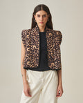 Women´s Printed Vest - Black 63_722H008_NEG194007_0