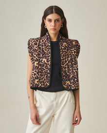 Women´s Printed Vest - Black 63_722H008_NEG194007_0