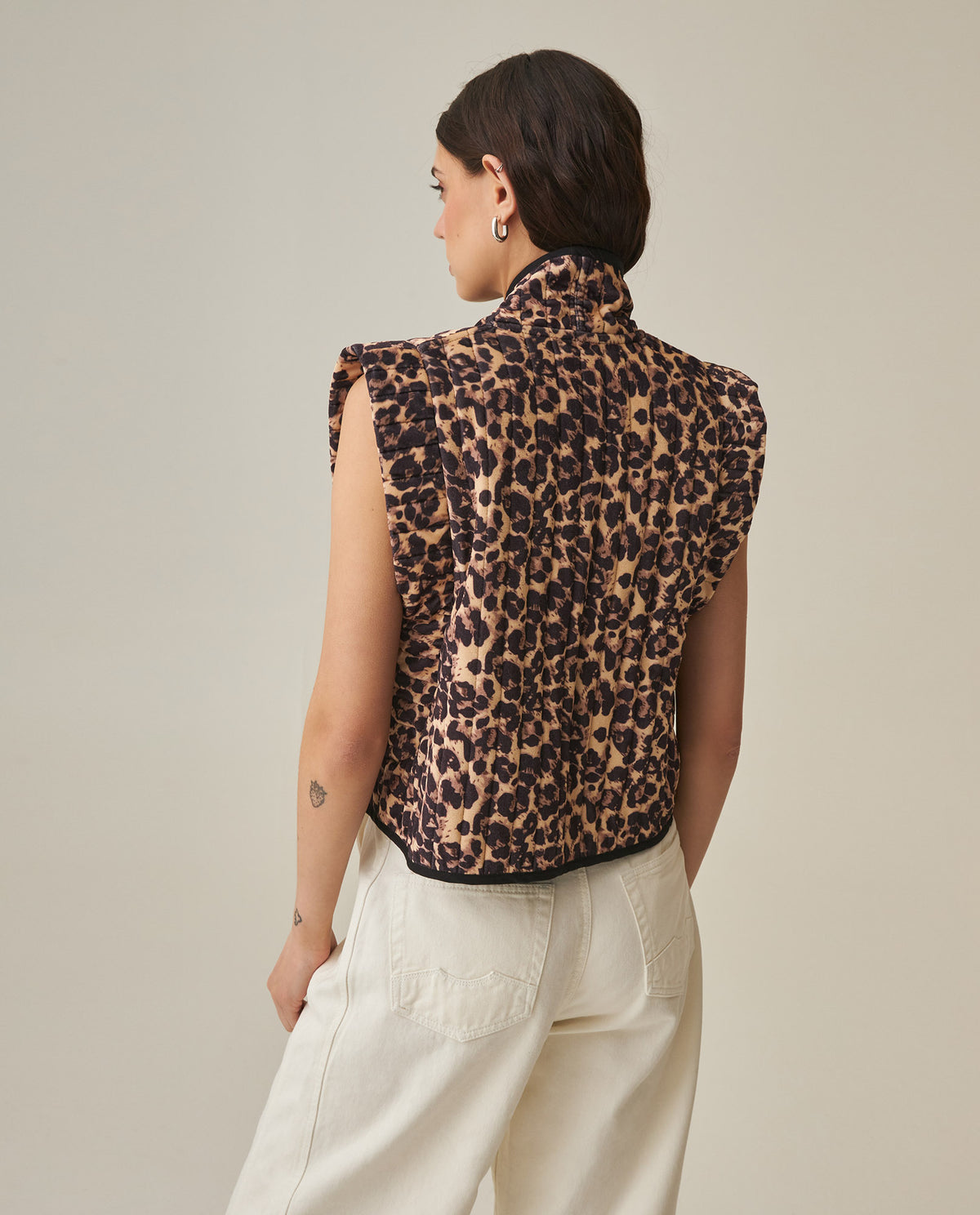 Women´s Printed Vest - Black 63_722H008_NEG194007_6