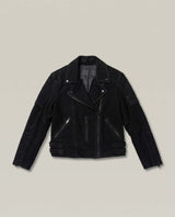 Women´s Suede Biker Jacket - Black 63_724D403_NEG193909_3