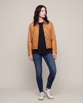 Women´s Fringe Leather Jacket - Brown 63_724D412_CAF181148_4