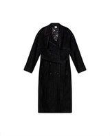 Womens Relaxed Fit Trench Coat - Special Collection - Black 63_724H500_NEG194007_4