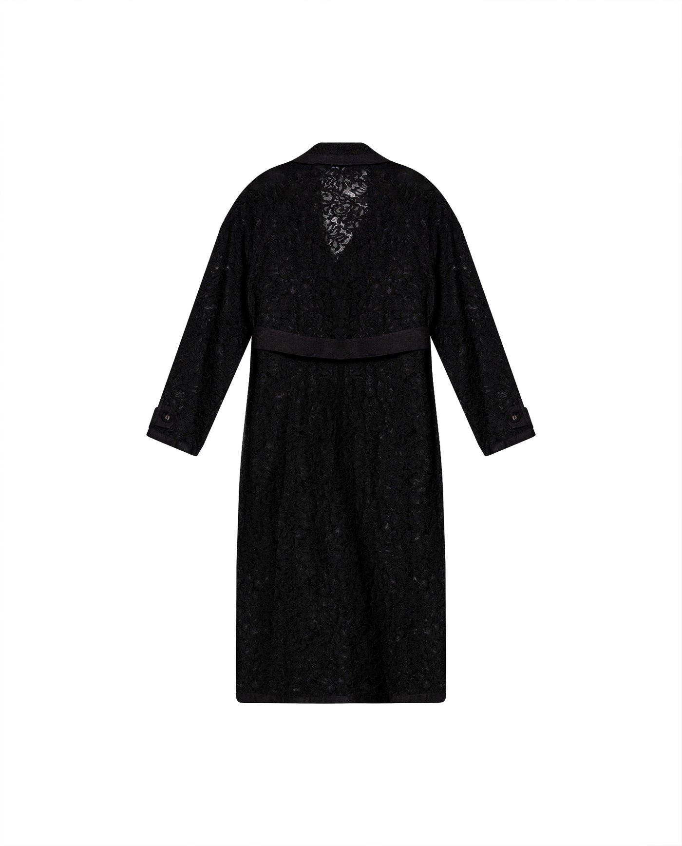 Womens Relaxed Fit Trench Coat - Special Collection - Black 63_724H500_NEG194007_7