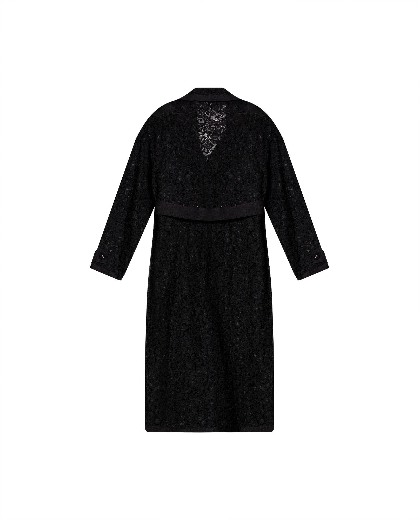 Womens Relaxed Fit Trench Coat - Special Collection - Black 63_724H500_NEG194007_7