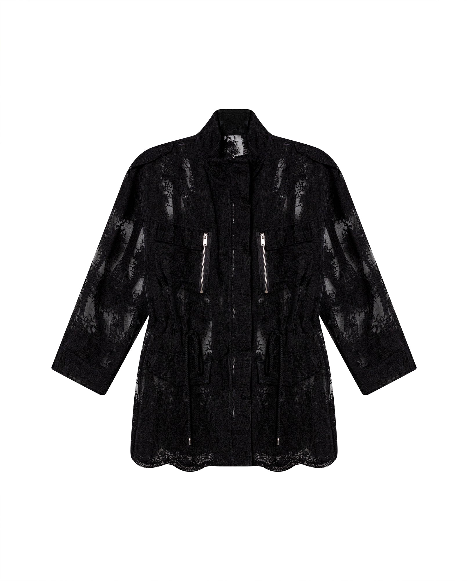 Womens Oversized Black Jacket - Special Collection - Black 63_724H501_NEG194007_4