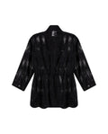 Womens Oversized Black Jacket - Special Collection - Black 63_724H501_NEG194007_7