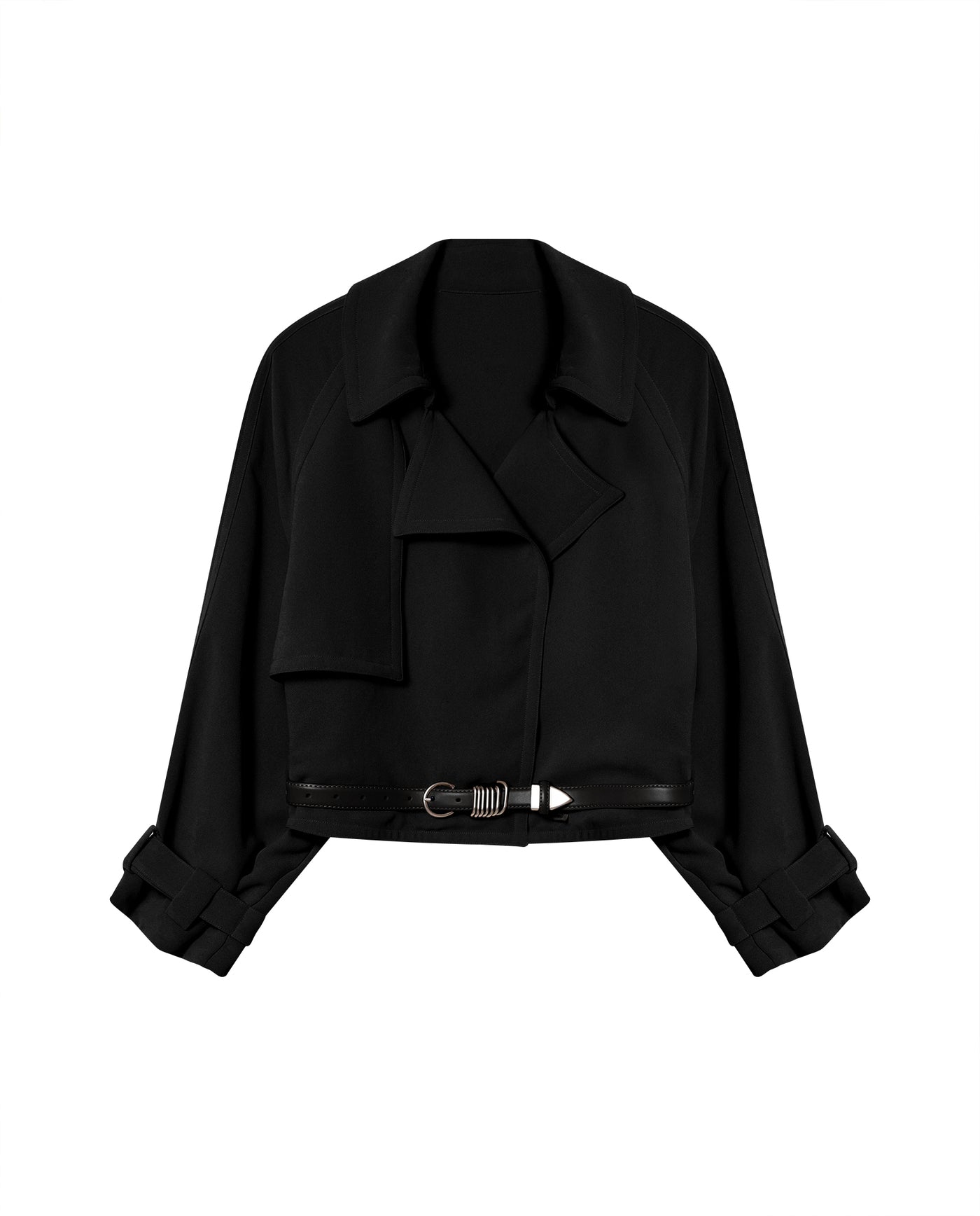 Womens Oversized Structured Jacket - Special Collection - Black 63_724H503_NEG194007_4