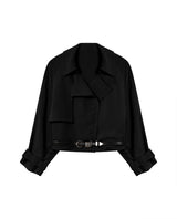 Womens Oversized Structured Jacket - Special Collection - Black 63_724H503_NEG194007_4