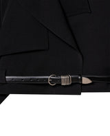 Womens Oversized Structured Jacket - Special Collection - Black 63_724H503_NEG194007_5