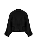 Womens Oversized Structured Jacket - Special Collection - Black 63_724H503_NEG194007_7