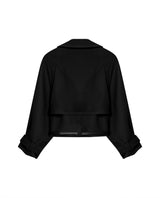 Womens Oversized Structured Jacket - Special Collection - Black 63_724H503_NEG194007_7