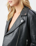 CLASSIC LEATHER BIKER IN BLACK