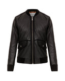 BONDS LEATHER JACKET IN BLACK