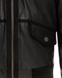 BONDS LEATHER JACKET IN BLACK