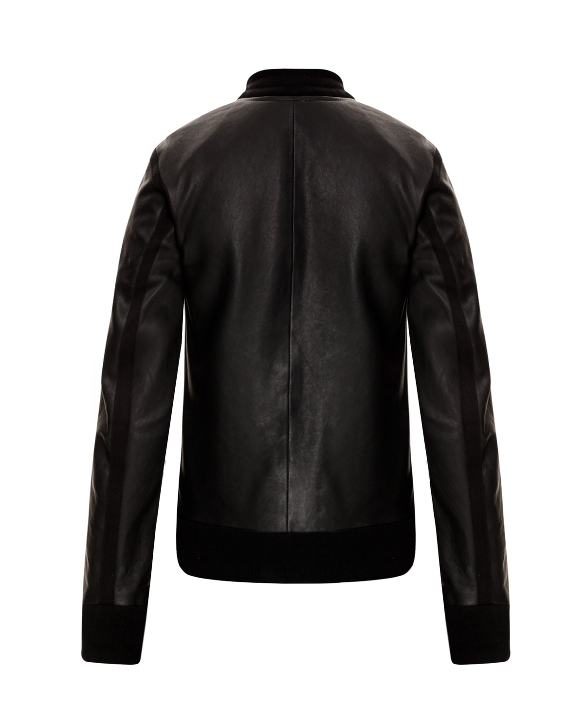 Women´s Leather Bomber Jacket - Black 63_727E407_NEG193909_5