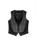 Women´s Lambskin Leather Vest - Black 63_727G100_NEG194007_3