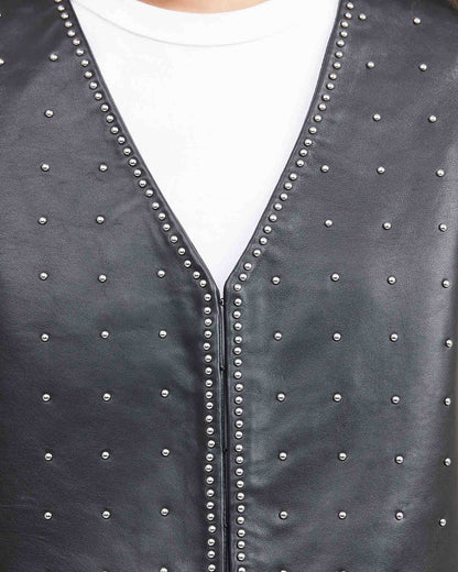 LEATHER VEST STUDS