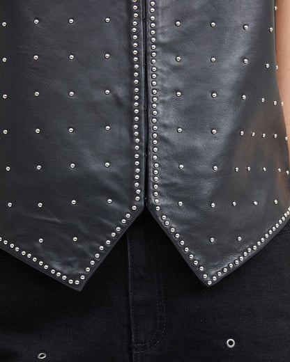 LEATHER VEST STUDS