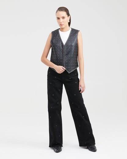 LEATHER VEST STUDS