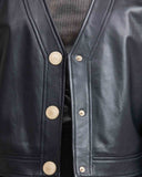 JACKET LEATHER CROP