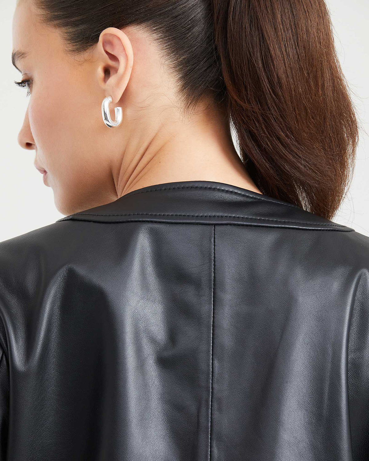 JACKET LEATHER CROP