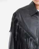 JACKET LEATHER FRINGE