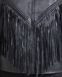 JACKET LEATHER FRINGE