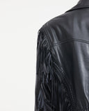 JACKET LEATHER FRINGE