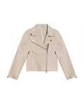 Women's Leather Jacket, Sheepskin Biker Fit - Raw 727G404 - 2
