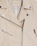 Women's Leather Jacket, Sheepskin Biker Fit - Raw 727G404 - 7