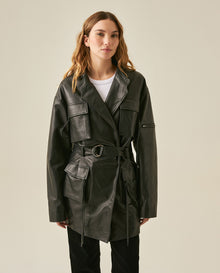 Womens Leather Trench Coat - Black 63_727H200_NEG194007_0