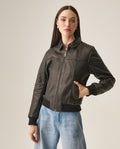 Women´s Lambskin Aviator Jacket - Black 63_727H404_NEG194007_3