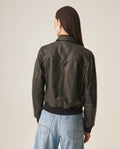 Women´s Lambskin Aviator Jacket - Black 63_727H404_NEG194007_5