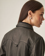 Women´s Lambskin Aviator Jacket - Black 63_727H404_NEG194007_7